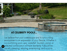 Tablet Screenshot of celebritypoolsnj.com